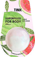 Бомбочка-гейзер для ванни Гуава Tink Superfood For Body Guava Bath Bomb, 200 г