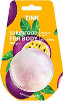 Бомбочка-гейзер для ванны Маракуйя Tink Superfood For Body Passion Fruit Bath Bomb, 200 г