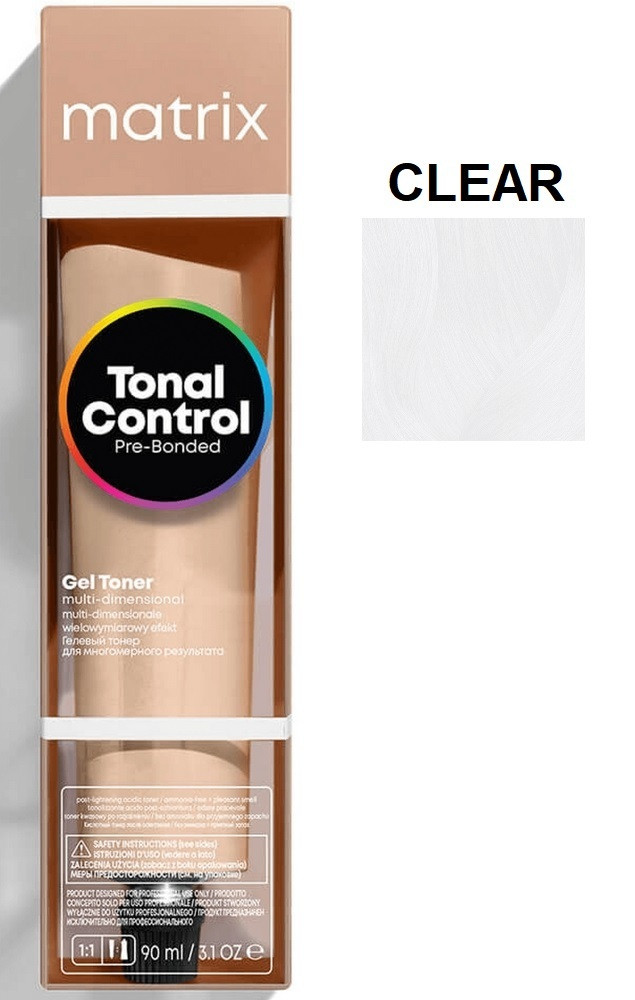 Тонер гелевий для волосся на кислій основі Matrix SoColor Sync Pre-Bonded Acidic Toner Clear, 90 мл