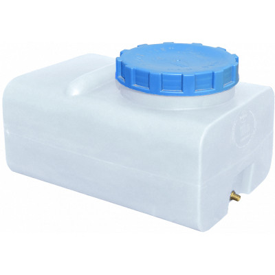 Ємність для води Пласт Бак квадратна харчова 100 л прямокутна біла (164), фото 1