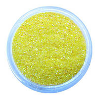Пісочок в баночці для нігтів жовта №3   А281-3
