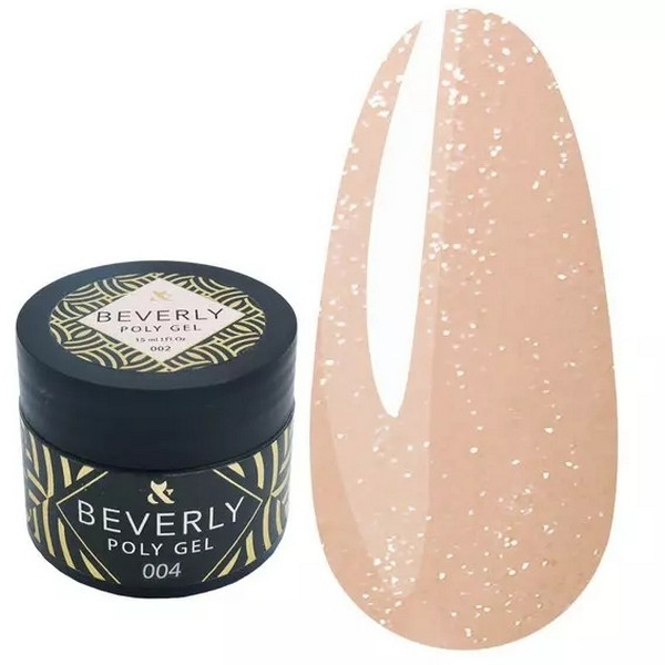 Полігель бежевий FOX Poly Gel Beverly 004, 15 мл
