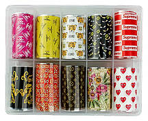 Фольга для нігтів B11 (набір 10 шт)