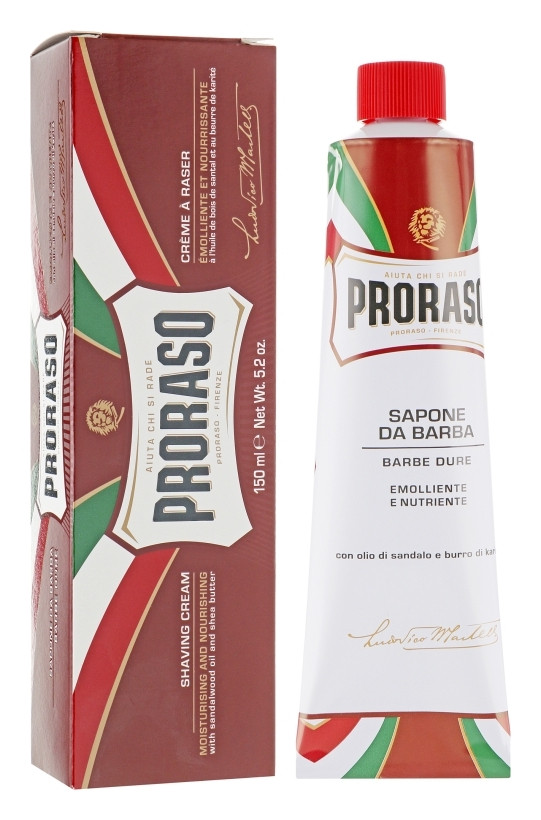 Крем для гоління в тюбику Proraso Red Shave Cream, 150 мл
