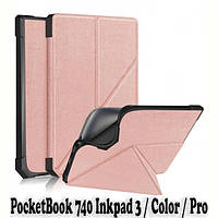 Чехол-книжка BeCover Ultra Slim Origami для PocketBook 740 Inkpad 3/Color/Pro Rose Gold (707456)