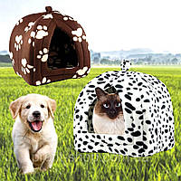 Будиночок лежак для кота (40х35х35 см), Будиночок для домашнього собаки, Будиночки для маленьких собак, IOL