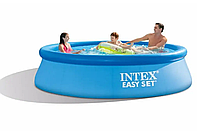 Бассейн надувной Intex Easy Set 305х76см 28120 Детский семейный круглый наливной бассейн