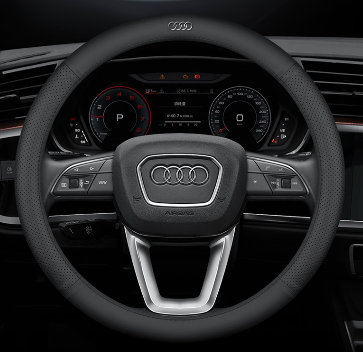 Чохол на кермо Lux Ultrathin натуральної шкіри для автомобіля Audi