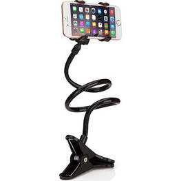 Тримач для смартфонів XoKo прищепка, гнучкий, 65 см, чорний (RM-C20) - оригінал