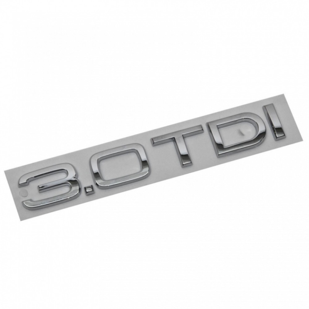 Емблема - напис "3.0 TDI" Audi Q7 2007> скотч 145х26мм 4E0853743G2ZZ