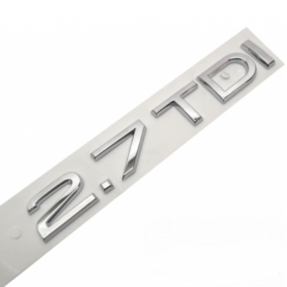 Емблема - напис "2.7 TDI" Audi A5/A6 2009> скотч 143х21мм 4F0853743C2ZZ