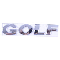 Авто емблема напис "GOLF" 09- скотч 133х26 мм (5K0853687A 739)