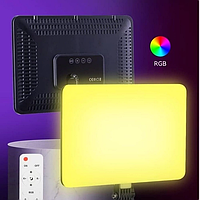 Світлодіодна прямокутна LED-лампа RGB PM-36 36х25см