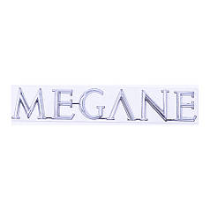 Напис на автомобіль Megane II скотч 190х31мм 2002-2019 Автомобільний напис-емблема