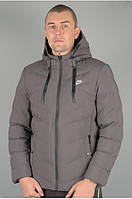 Nike Зимова чоловіча спортивна куртка (G-8016-2) колір сірий