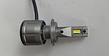 КОМПЛЕКТ лампи в фару LED type H7 14000 Lm 60 W 6000k canbus з обманкою гарантія 1 рік, фото 2