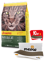 Сухой корм Josera Nature АКЦИЯ Cat беззерновой для кошек 10 кг + ПОДАРОК! Когтеточка-лежанка Say Meow Dream