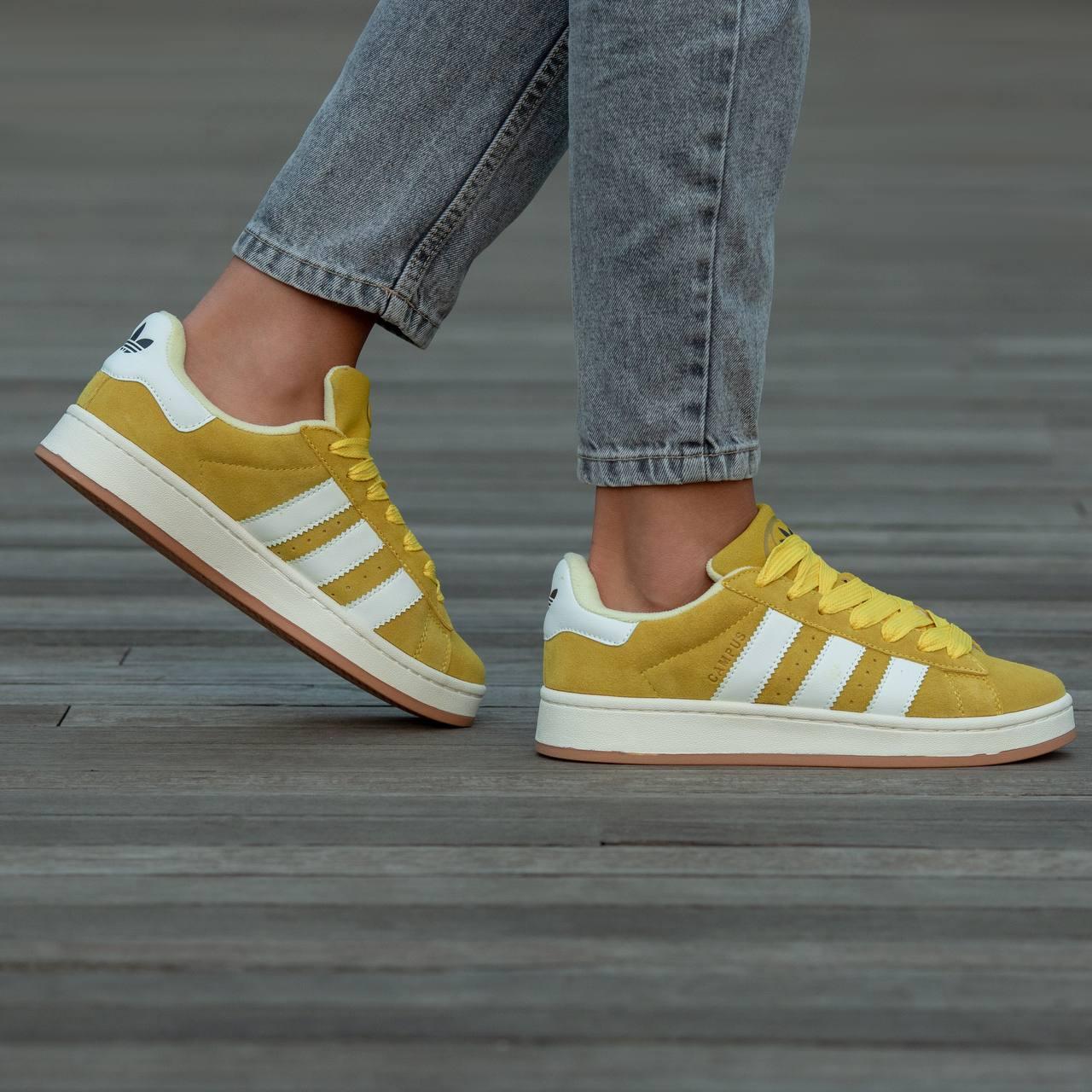 Жіночі кросівки Adidas Campus Yellow, фото 1