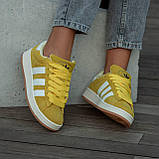 Жіночі кросівки Adidas Campus Yellow, фото 6