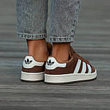 Жіночі кросівки Adidas Campus Brown, фото 4