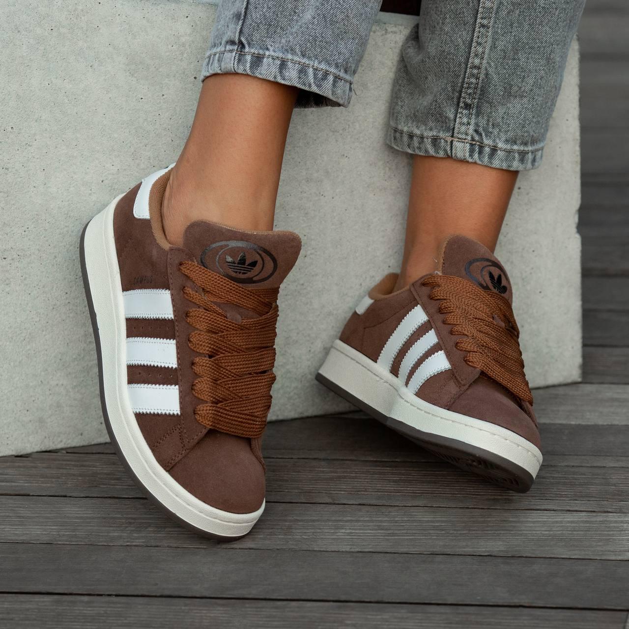 Жіночі кросівки Adidas Campus Brown, фото 1