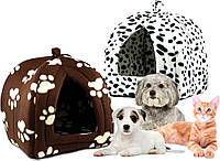 Мягкая будка для кошек, Домик кровать для собаки (40х35х35 см), Домик для собаки чихуахуа, AVI