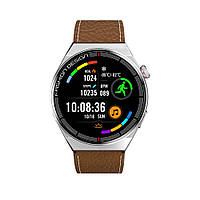 Смарт-часы Smart Watch XO J1 Блютуз v5.1,емкостью 270mAh IP68 диагональ 1.32 /Android, iOS Brown z114-2024