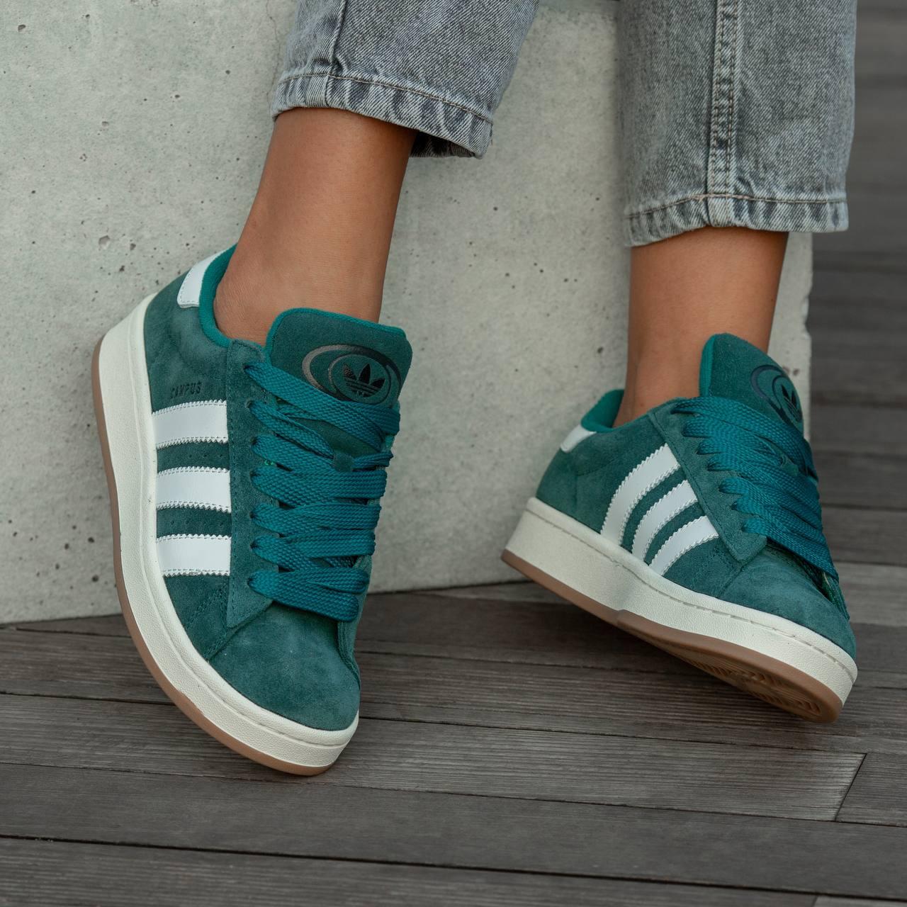 Жіночі кросівки Adidas Campus Green, фото 1