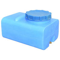 Оригінал! Емкость для воды Пласт Бак квадратная пищевая 100 л прямоугольная синяя (12453) | T2TV.com.ua