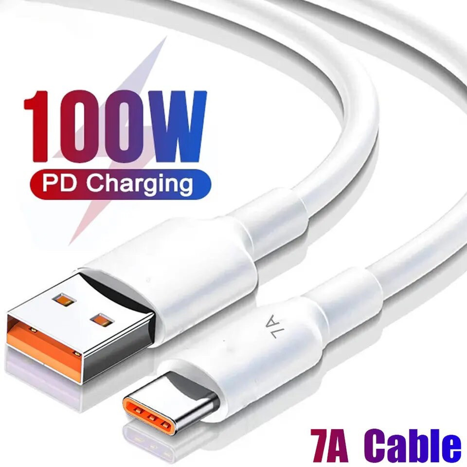 Кабель USB Type C 7A 100 Вт