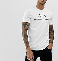 Мужская футболка A|X Armani exchange белая Армани