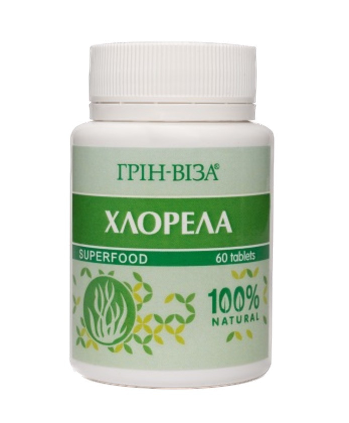Хлорелла у таблетках 60 шт Грін-віза