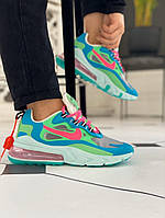 Мужские Кроссовки Nike React Blue Green Pink