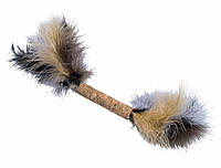 Игрушка для котов Nobby Пробковая палочка с перьями 8x26 см 80304