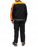 Спецодяг костюм сигнальний куртка та напівкомбінезон захисний комплект професіонала роба практична польша, фото 5