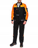 Спецодяг костюм сигнальний куртка та напівкомбінезон захисний комплект професіонала роба практична польша, фото 4