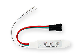 Smart мініконтролер LEDTech RUN DC12-24V (3 кнопки). Для одноколірної адресної стрічки хвиля, що біжить. WS2811