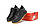 Чоловічі високі кросівки Nike Air Force Hight Black Grey Red (Високі кросівки Найк Аір Форс чорного кольору) 43, фото 5