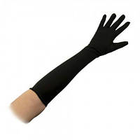 Рукавички еластан довгі (чорні) 40см