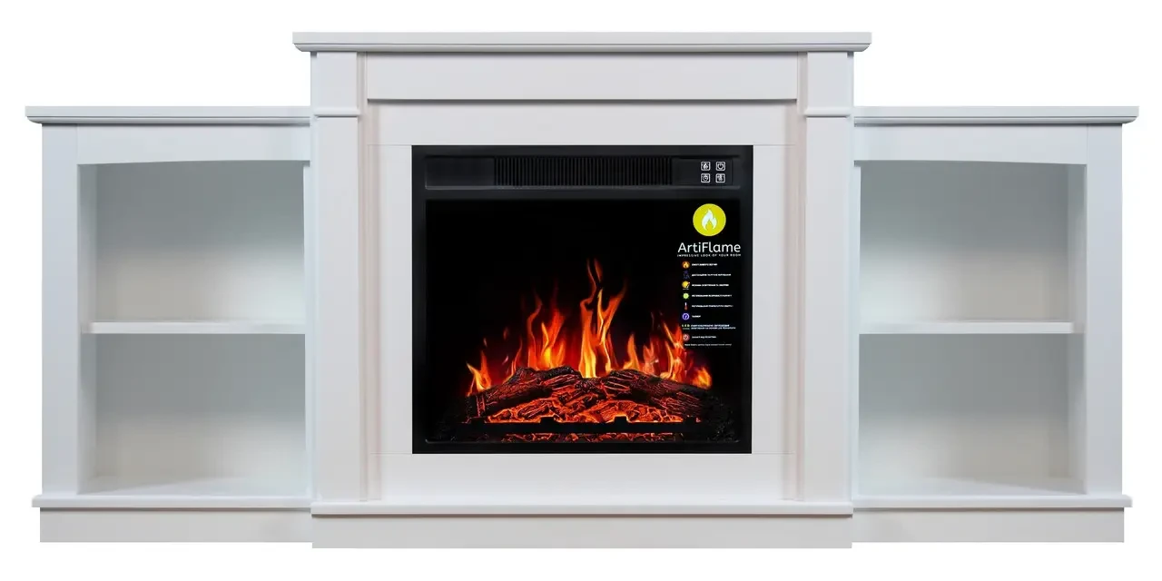 Камінокомплект ArtiFlame Fashion AF18 білий б'янко (154 х 72.7 х 32 см)