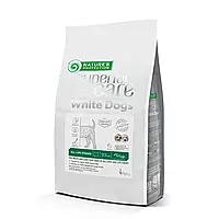 Сухой корм с белком насекомых для собак всех размеров и стадий развития с белой шерстью Nature's 4 кг