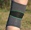 Наколінник MadMax MFA-294 Zahoprene Knee Support Dark Grey/Green (1шт.) L, фото 8
