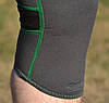 Наколінник MadMax MFA-294 Zahoprene Knee Support Dark Grey/Green (1шт.) L, фото 7