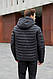 Зимова чоловіча куртка Indaco 1246CQ (євро-зима) Чорний, 48, фото 4