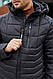 Зимова чоловіча куртка Indaco 1246CQ (євро-зима) Чорний, 48, фото 5