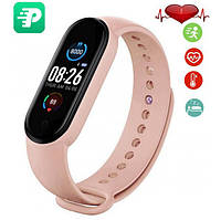 Умные часы. Смарт браслет M5 Smart Bracelet. Фитнес трекер Watch Bluetooth. UG-121 Цвет: розовый