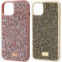 Премиальный TPU чехол Bling World Rock Diamond для Apple iPhone 14 Pro Max (6.7")