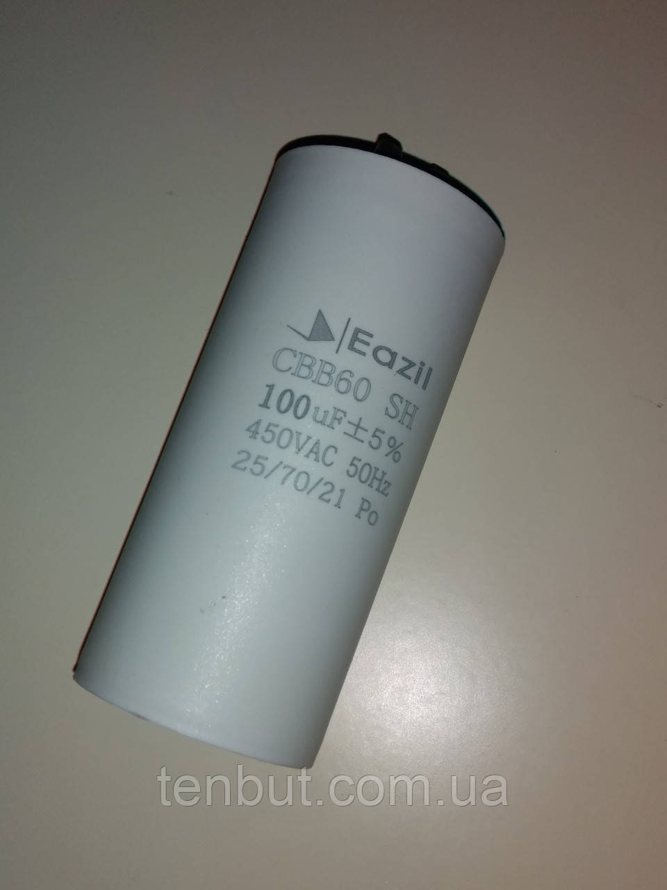 Конденсатор рабочий CBB60 / 100 мкФ±5% / 450 В. / 50/60 Hz . Розмір 120Х57 мм.