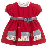 Красное платье для девочки Mayoral 68 см
