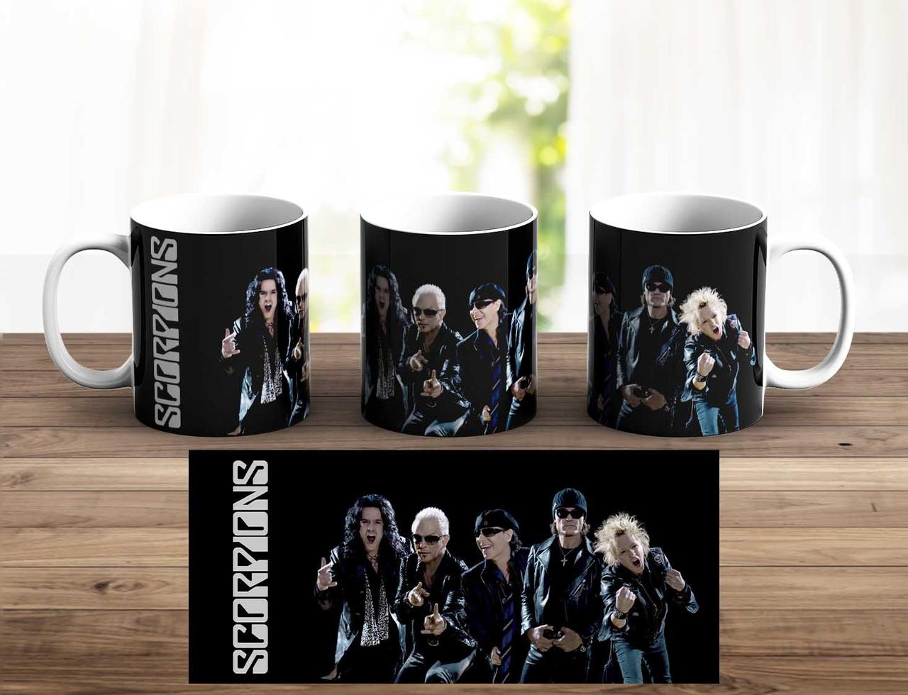 Чашка Scorpions "Рок-гурт" | Кухоль Скорпіонс